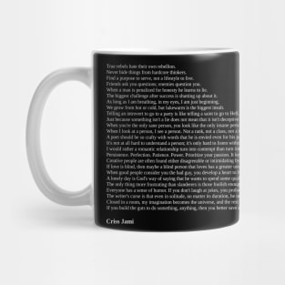 Criss Jami Quotes Mug